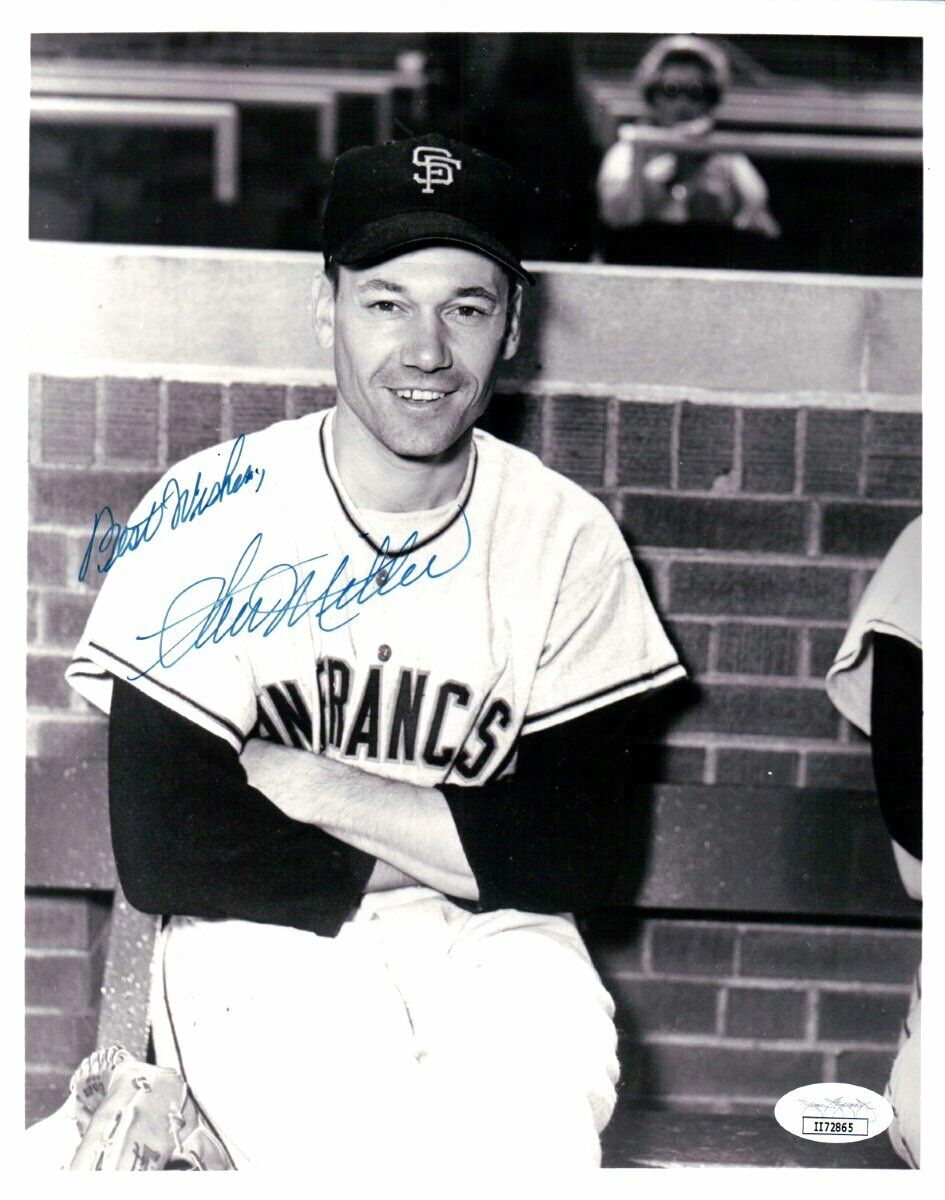 Stu Miller Signed Autographed 8X10 Photo Poster painting San Francisco Giants JSA II72865