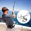 Stainless Steel Rail Mounted Clamp on Rod Holder Double Wire Fishing Rod Holder