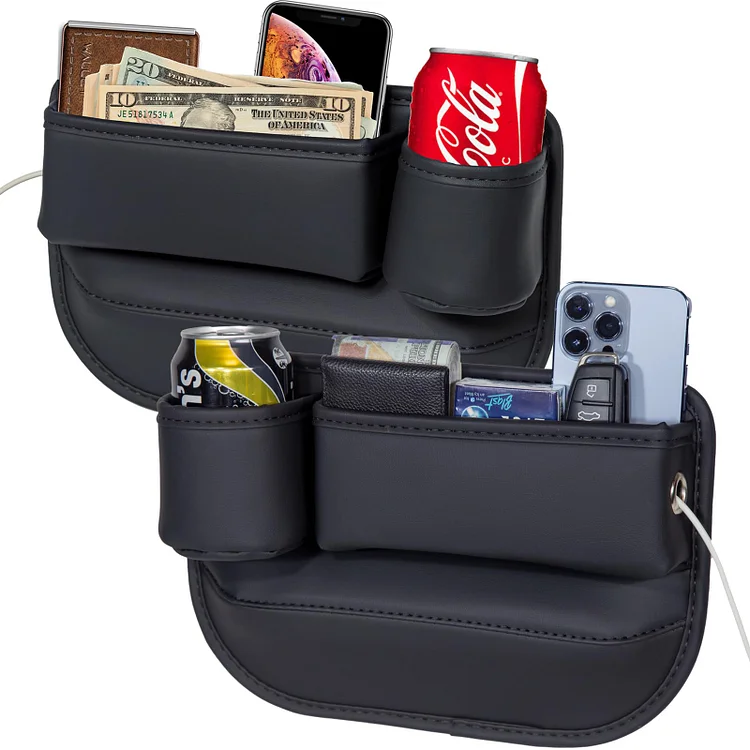 2 Packs Car Seat Gap Filler Organizer