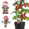 Mushroom Gnome Elf Ornaments Resin Miniature Fairy Figurine for Home Decorations