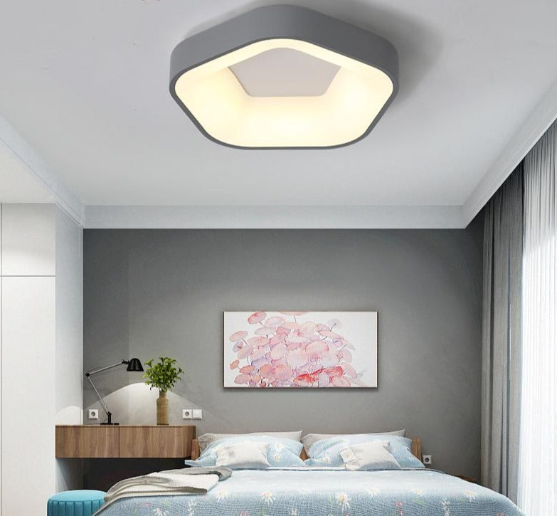 Nordic LED Ceiling Lights For Bedroom Kitchen Post Modern Lighting Ceiling Lamp Dimmable With Remote Creative Living Room Light