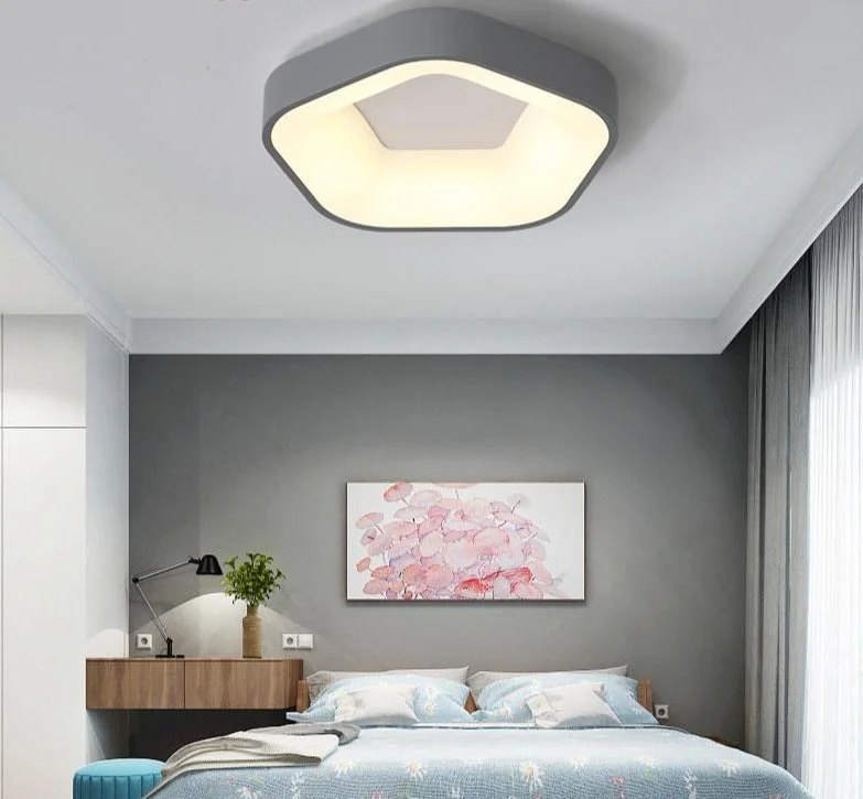 Nordic LED Ceiling Lights For Bedroom Kitchen Post Modern Lighting Ceiling Lamp Dimmable With Remote Creative Living Room Light