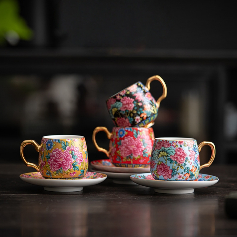 Artisan-Made Enamel Coffee Cups & Mugs