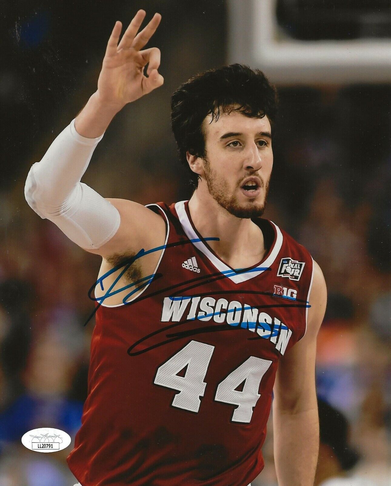 Frank Kaminsky signed Wisconsin Badgers 8x10 Photo Poster painting autographed JSA