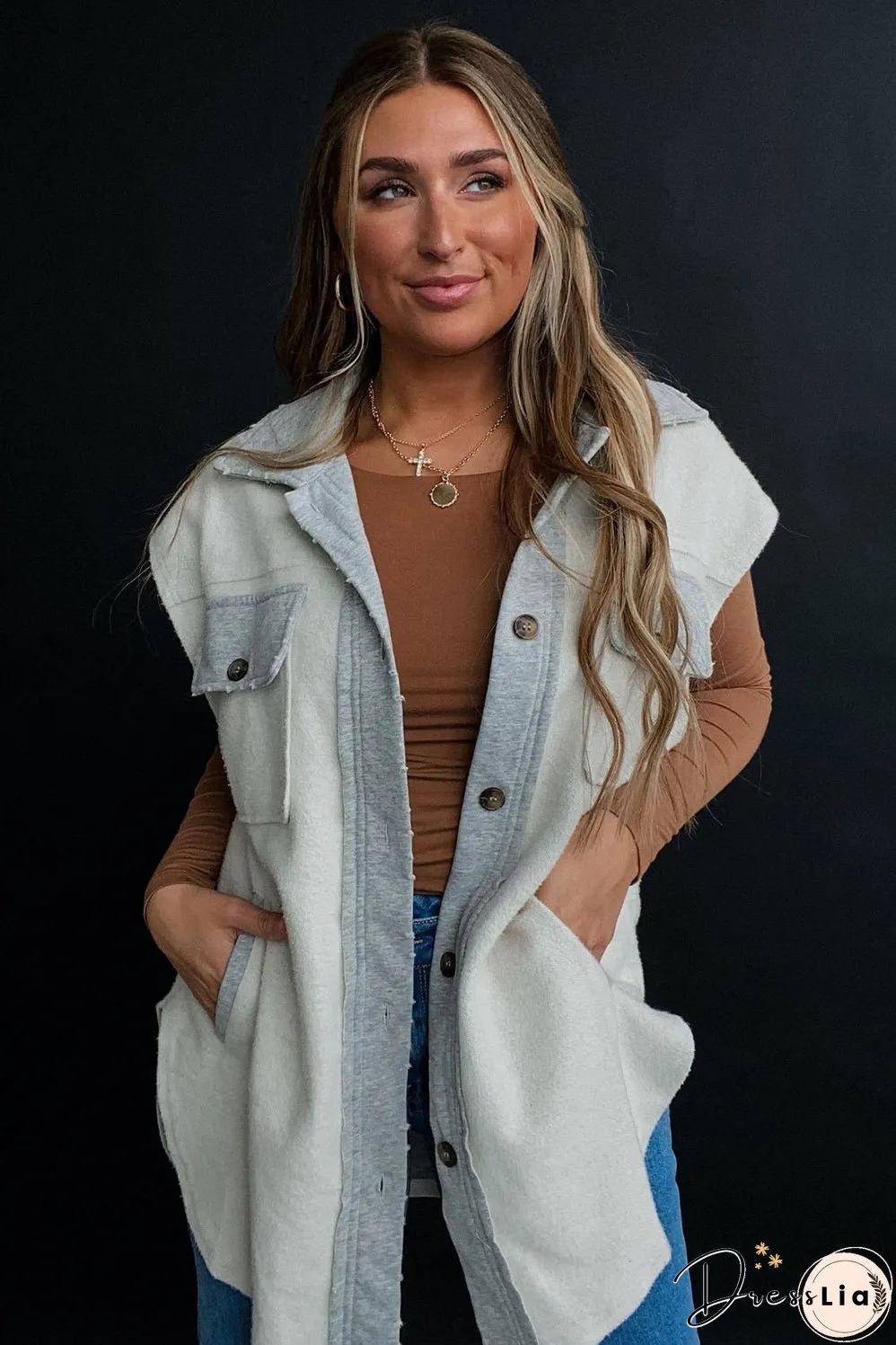 Cozy Denim Vest