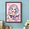 5D diy volle quadratische bohrer diamant malerei einhorn mädchen kit wohnkultur (ff912)