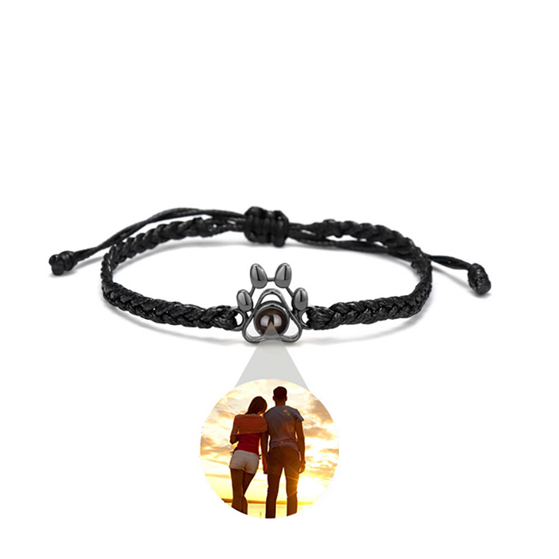 Loveyoufancy Personalized Pet Photo Bracelet S925