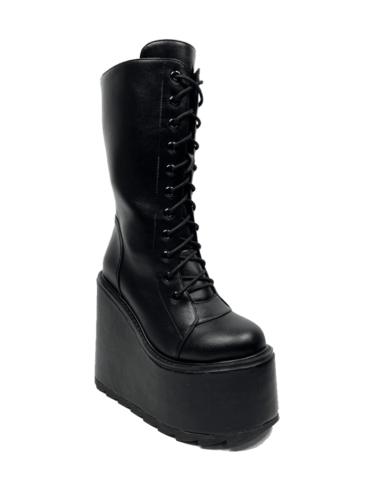 Boots LACE UP - BLACK