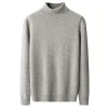 Men's 100% Pure Wool Turtleneck Sweater