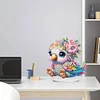 Diamond Painting Acrylic Flower Parrot Table Top Ornament Kits Bedroom Decor