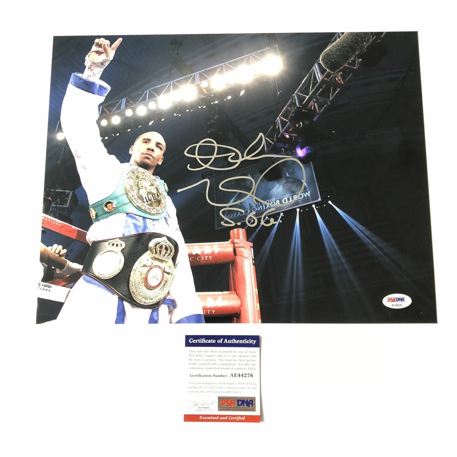 Andre Ward signed 11x14 Photo Poster painting PSA/DNA Boxer Autographed