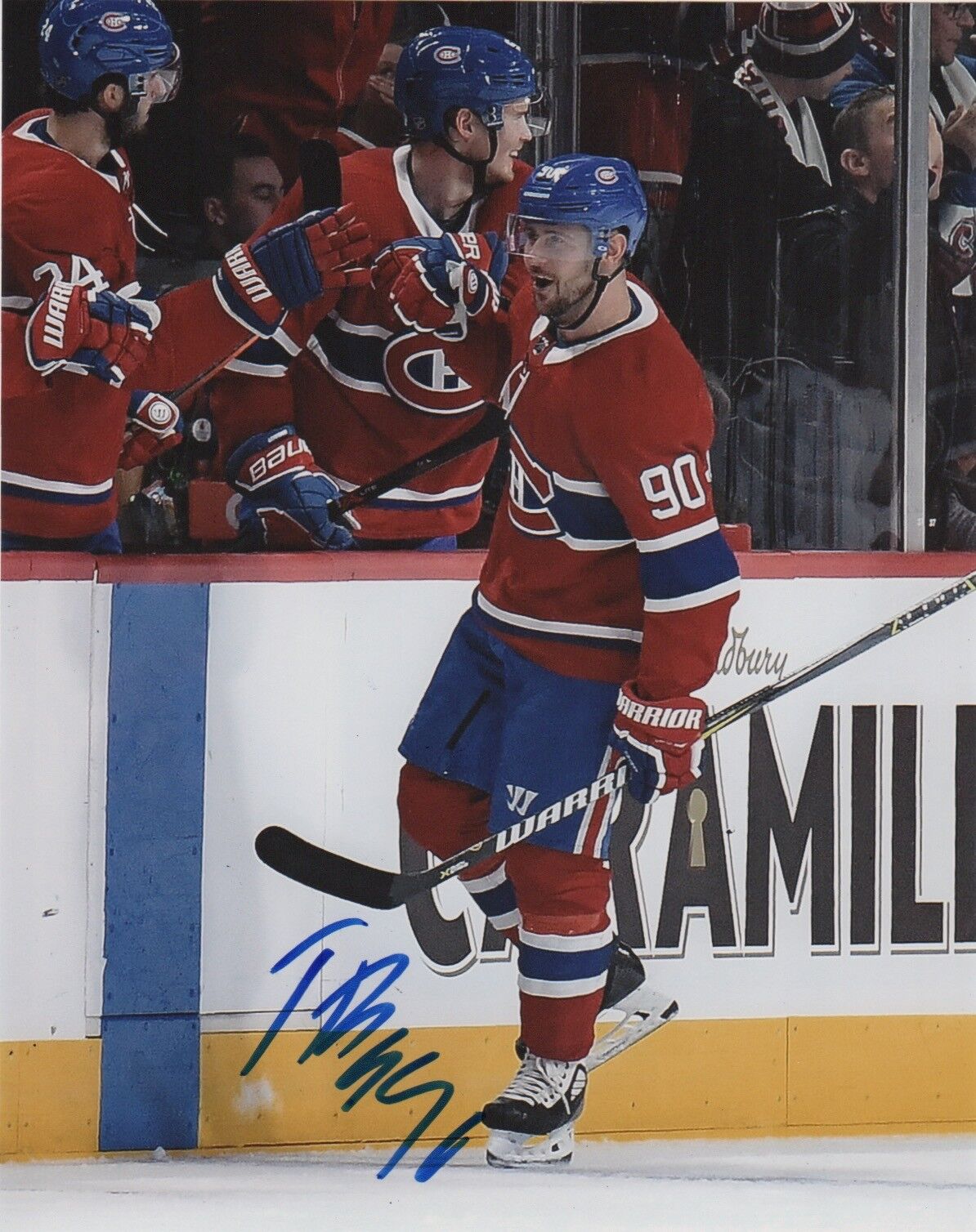 Montreal Canadiens Tomas Tatar Signed Autographed 8x10 NHL Photo Poster painting COA #4