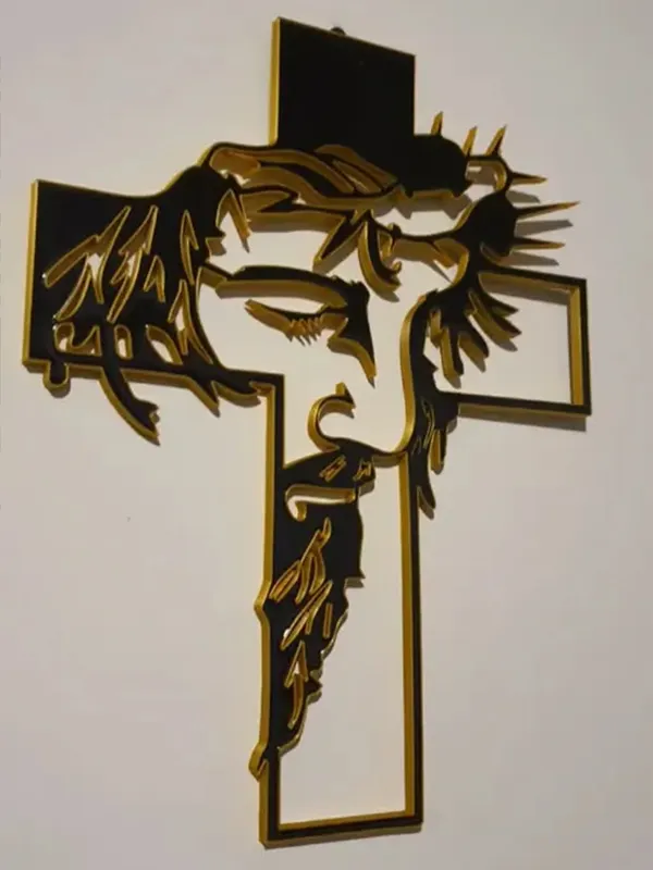 🎄Christmas Sales 49% OFF - 🔥Jesus Cross Metal Sign Christ Wall Art Decor