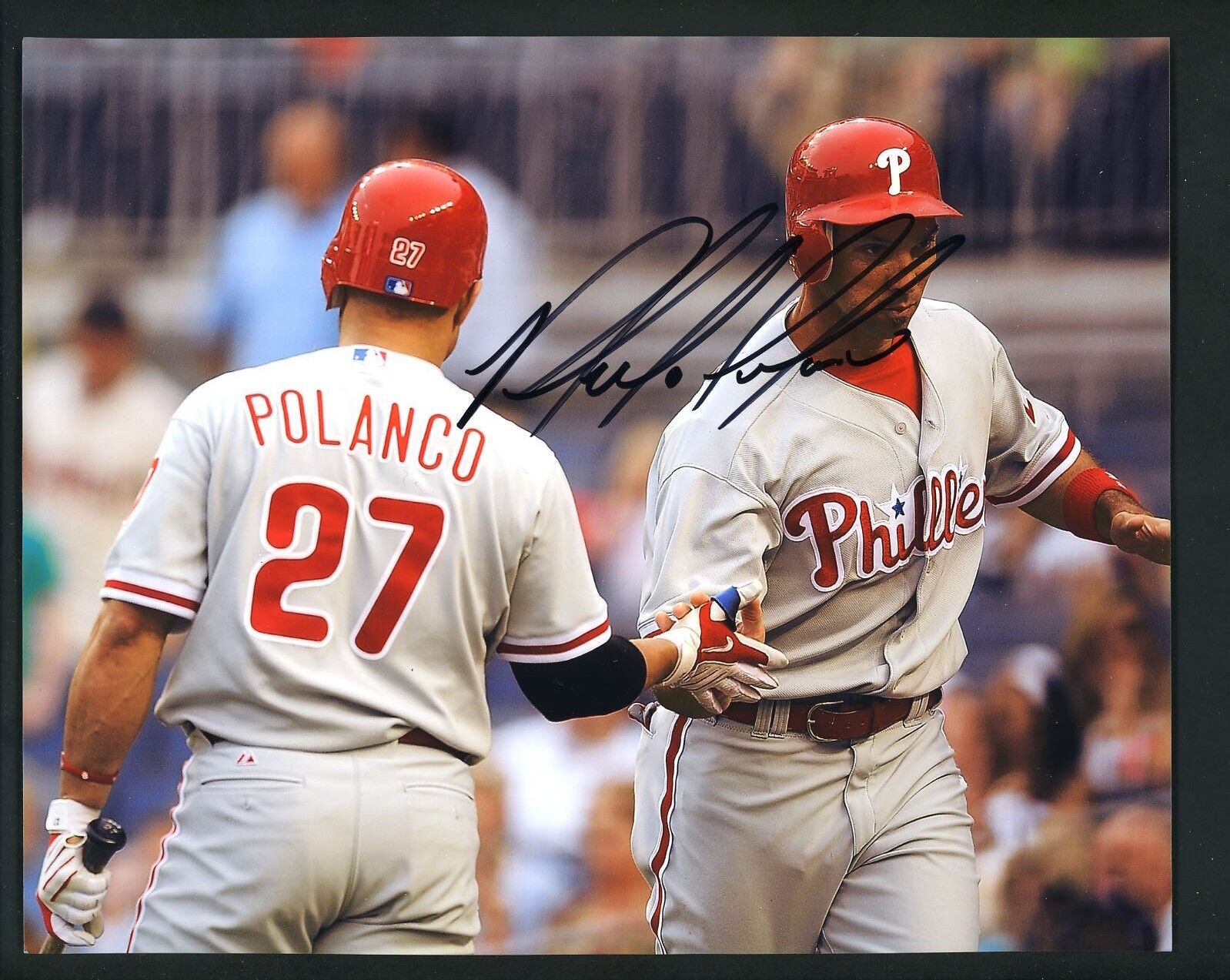 Placido Polanco Signed Autographed 8 x 10 Photo Poster painting Philadelphia Phillies