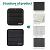Blackout Cover Foldable Car Sun Shield Car Sun Screen for Travel Trailer Caravan