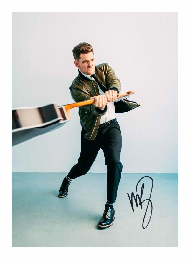 MICHAEL BUBLE AUTOGRAPH SIGNED PP Photo Poster painting POSTER