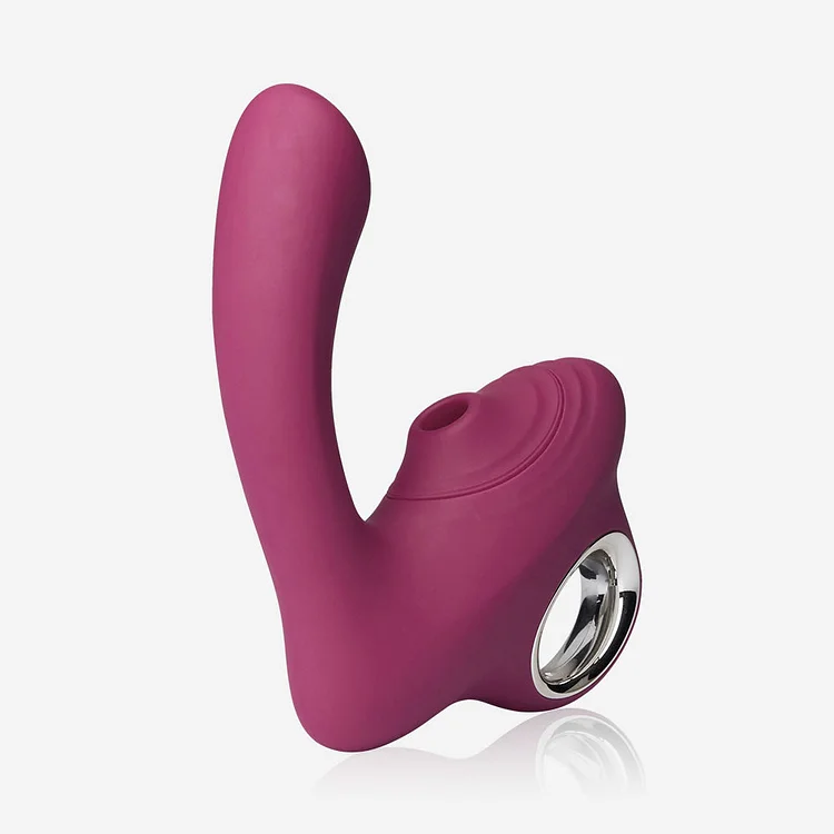 【B3G1F】Circle-handle Heating G-Spot Clitoral Sucking Vibrator