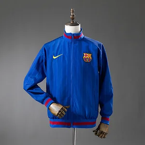 2025/2026 Barcelona Windbreaker Blue Soccer Jersey 1:1 Thai Quality