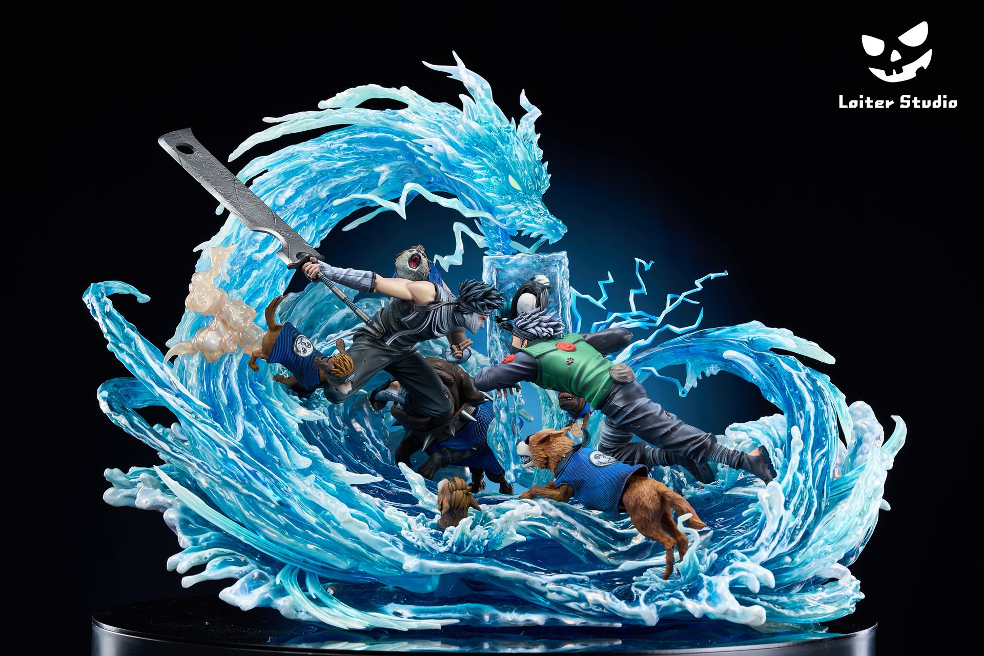 Loiter Studio - Naruto Battle on the Bridge Zabuza vs Kakashi 1/8 Statue(GK)-