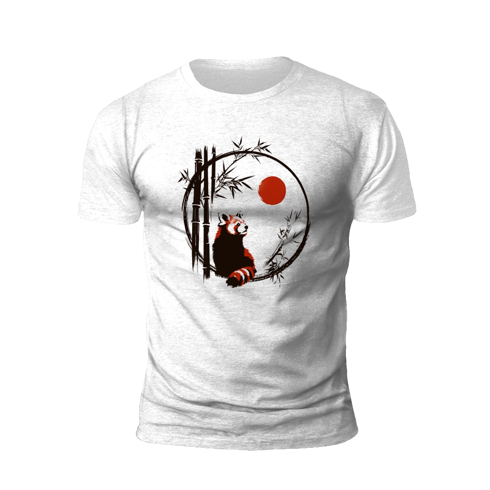 Raccoon in the Bamboo Circle T-Shirt