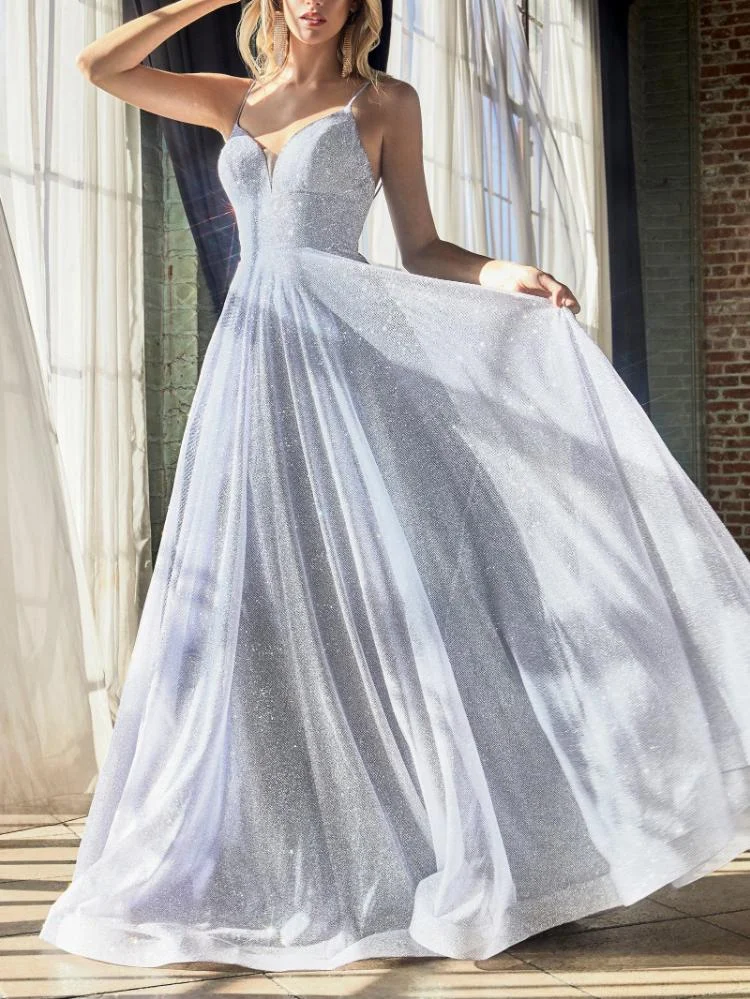 Promsstyle Promsstyle Sparkling sequins backless high waist splendid evening dress Prom Dress 2023