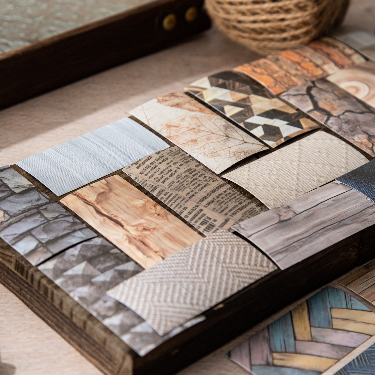 와시 스티커 - 옛것의 흔적 시리즈 빈티지 패턴