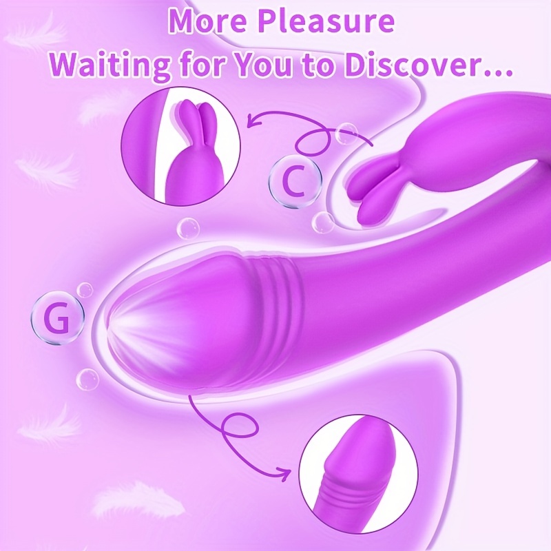 Rose G Spot Rabbit Vibrator, 9 Powerful Vibrations