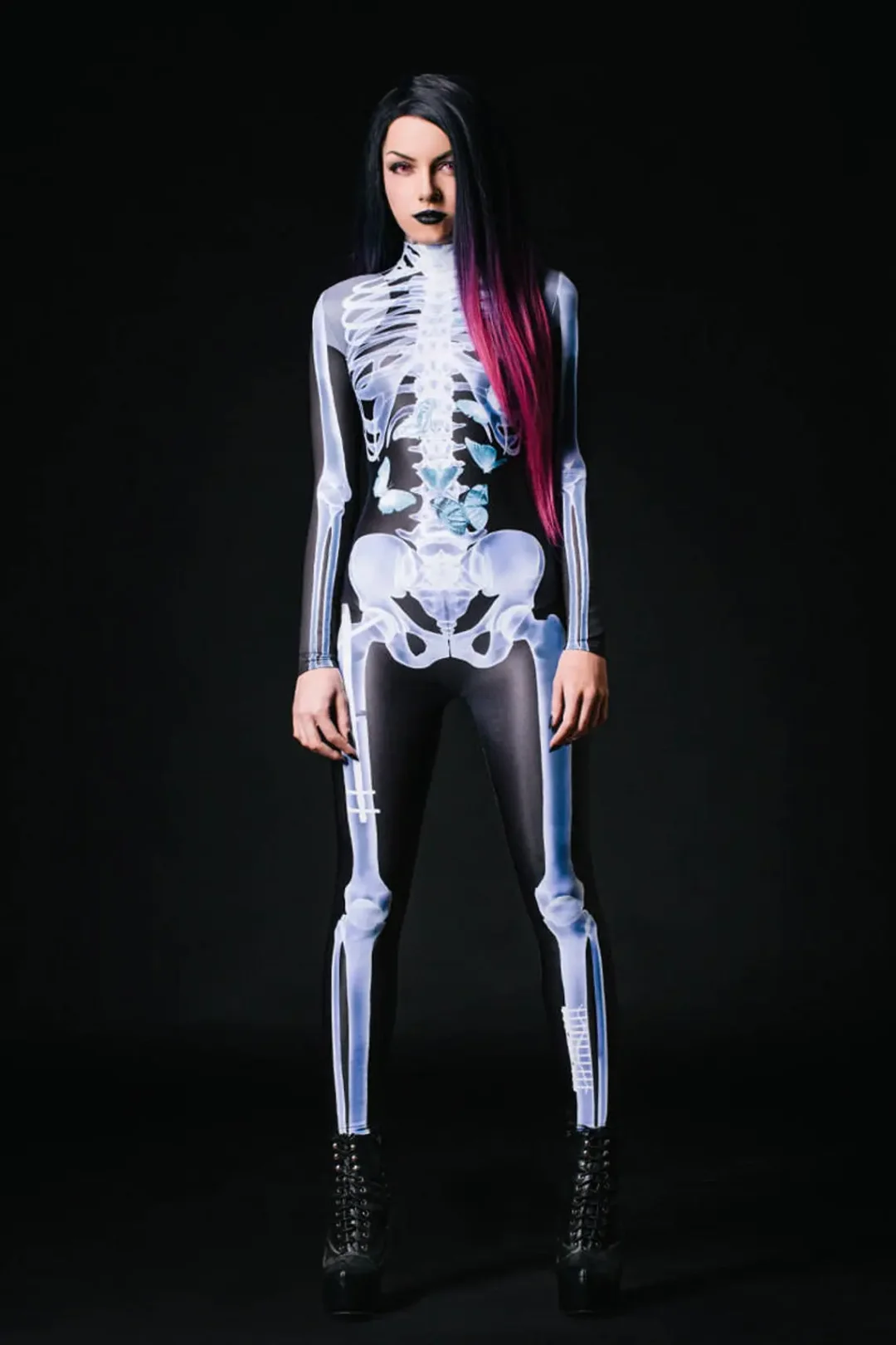 Early Halloween Promotion🔥  Cosplay Women Skeleton Bodysuit
