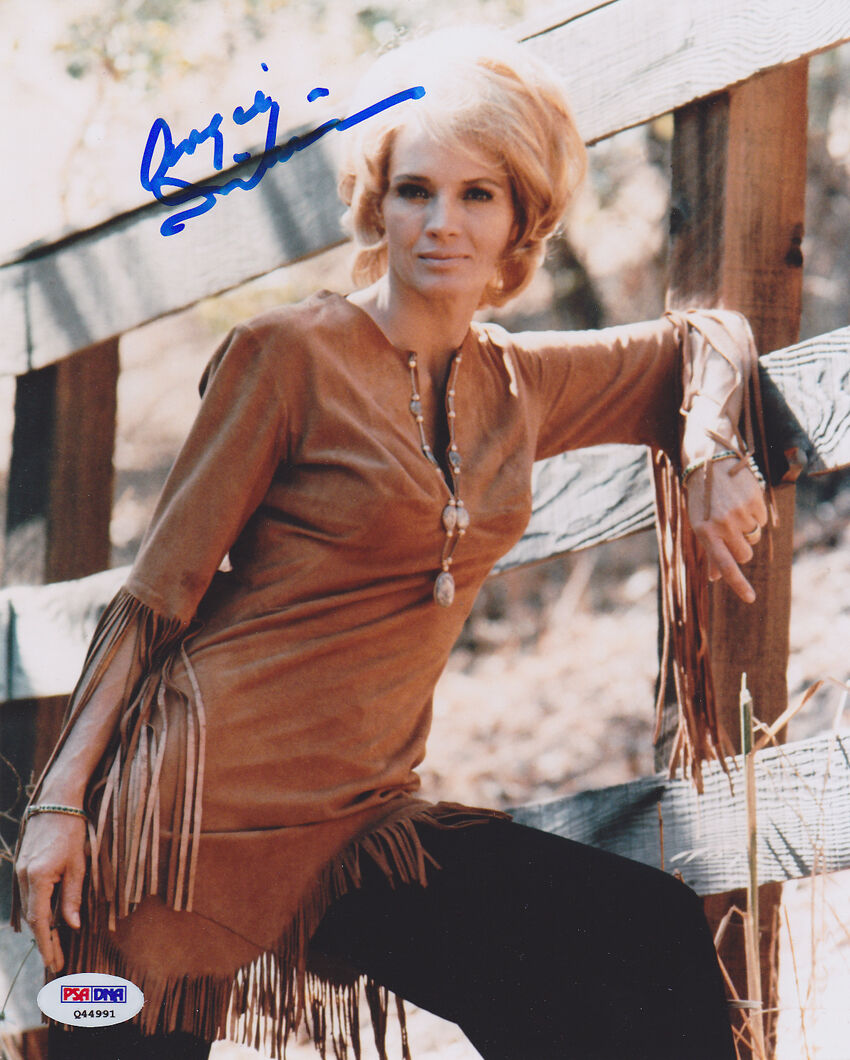 Angie Dickinson SIGNED 8x10 Photo Poster painting Rio Bravo Police Woman PSA/DNA AUTOGRAPHED