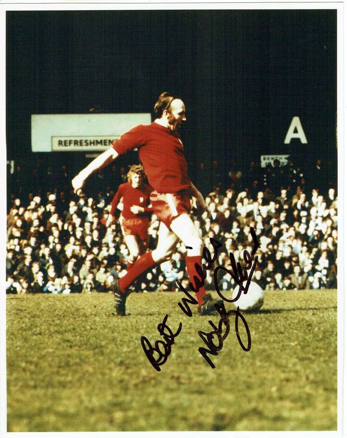 Nobby STILES Middlesbrough Football Legend Autograph Signed Photo Poster painting AFTAL RD COA