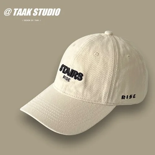 InsStyle Pink Baseball Cap Womens Summer Korean StyleCasual All-Match Face Slimming Alphabet Peaked Cap Men