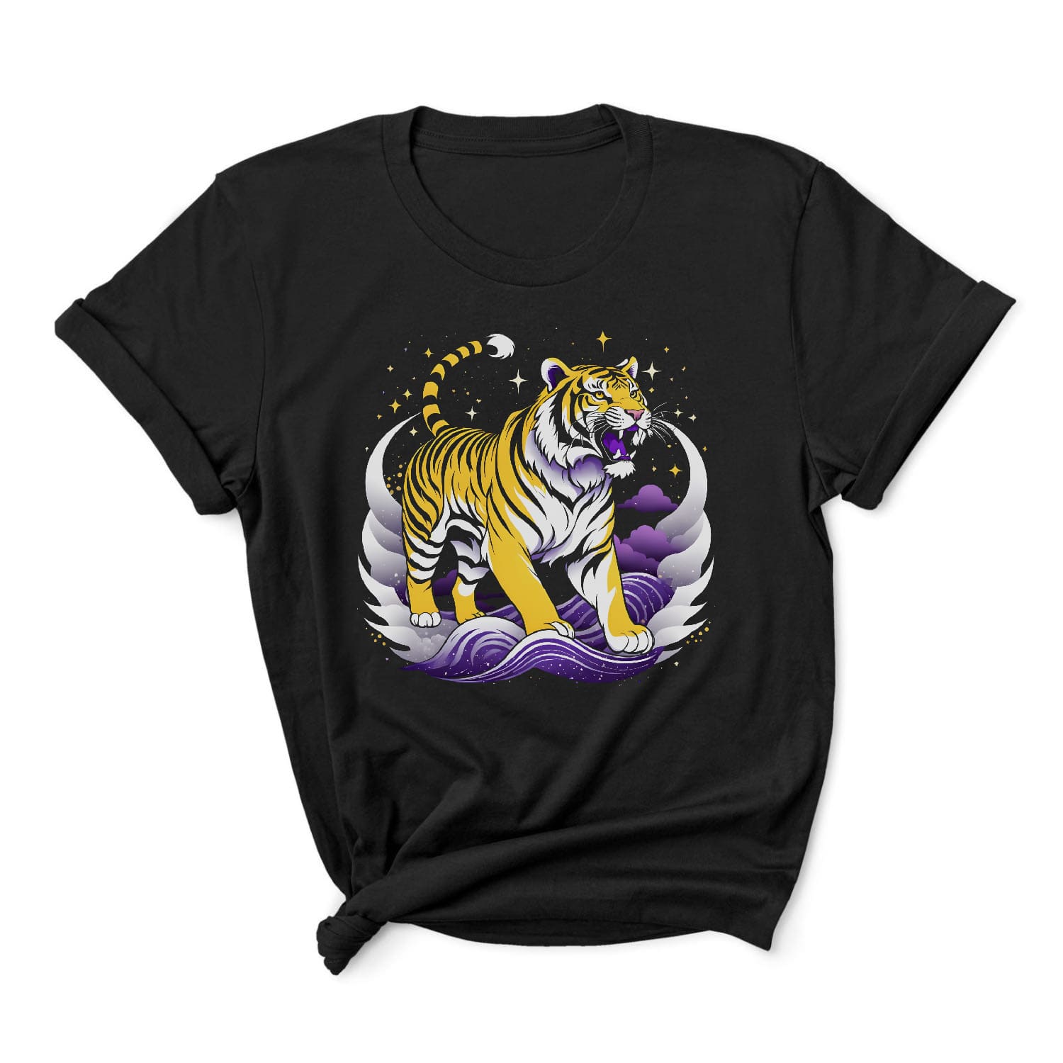 Nonbinary t-shirt A-Ukiyo-e tiger