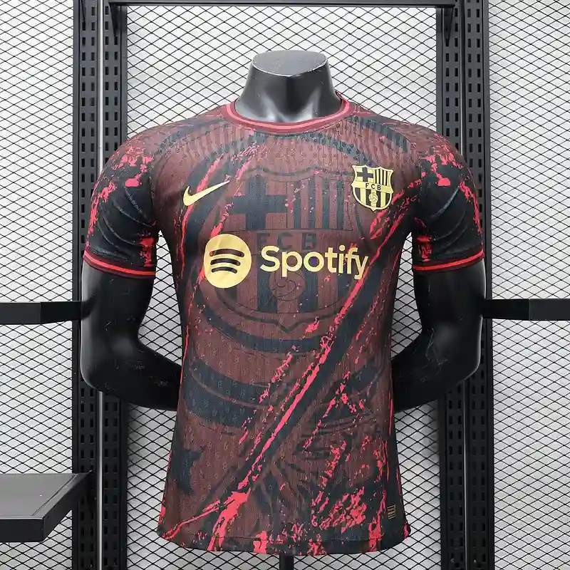 24/25 Player Version Barcelona Red Special Soccer Jersey