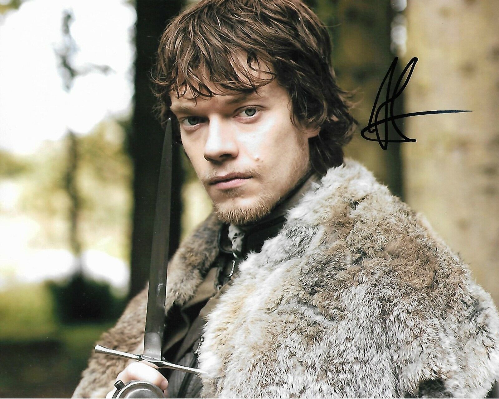 Alfie Allen game of thrones authentic hand signed autograph Photo Poster painting AFTAL COA