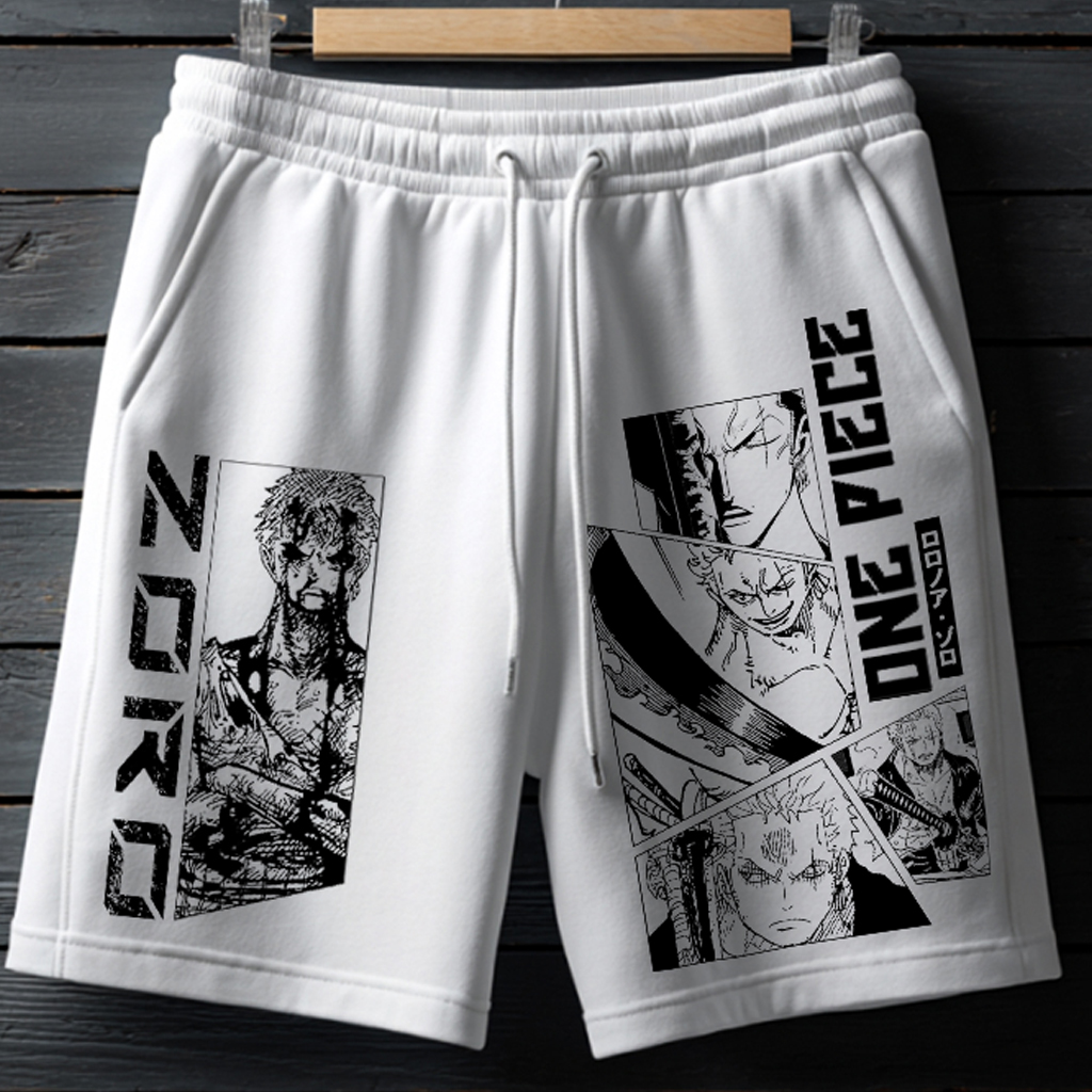 Anime-Inspired Graphic Shorts For Casual Wear / TECHWEAR CLUB / Techwear
