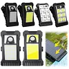 Portable Safety Wall Lights Waterproof LED Solar Motion Sensor Lights USB Charging Outdoor Clip On Solar Lights for Outside Fence Chain Link Camping