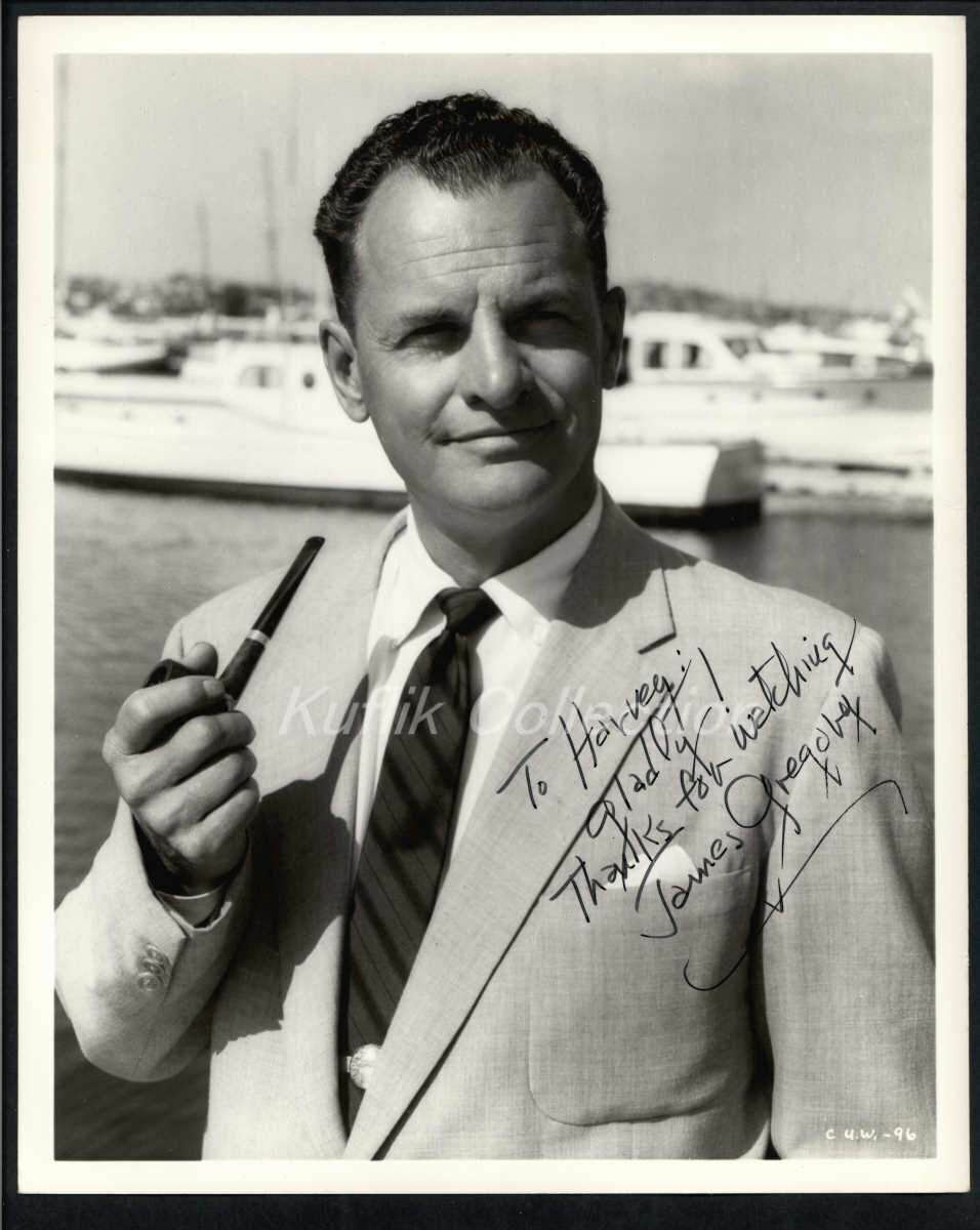 James Gregory - Signed Vintage Celebrity Autograph Photo Poster painting - Barney Miller