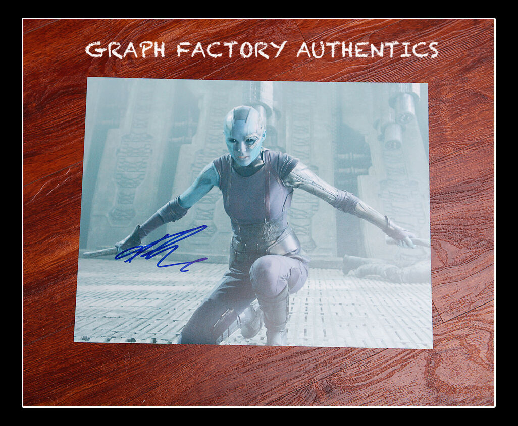 GFA Guardians of the Galaxy * KAREN GILLAN * Signed 11x14 Photo Poster painting MH1 PROOF COA