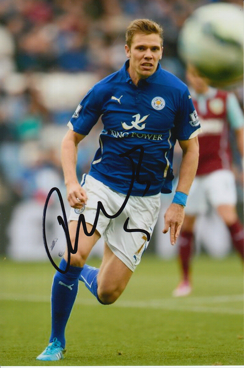 LEICESTER CITY HAND SIGNED DEAN HAMMOND 6X4 Photo Poster painting 1.