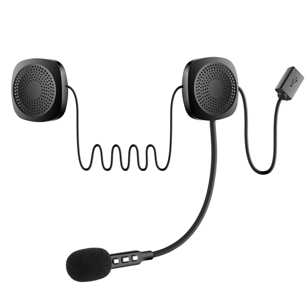 

Motorcycle Bluetooth 4.2 Helmet Headset Wireless Interphone Intercom w/Mic, 501 Original