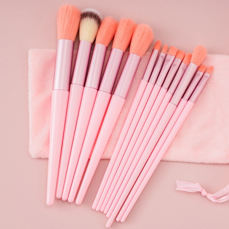 13 Sijiqing Makeup Brush Set Portable Loose Powder Brush Concealer Brush Blush Set Brush Full Set Of Beauty Tools