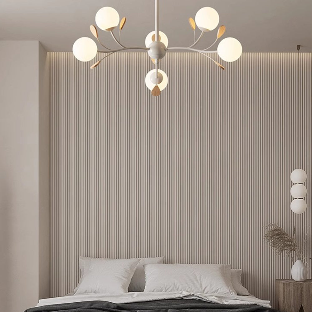Nordic Firefly Metal Chandelier For Living Room