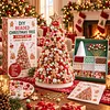 DIY Beaded Pearl Art Gingerbread Man Christmas Tree &ndash; Ornament Kit Holiday Decor