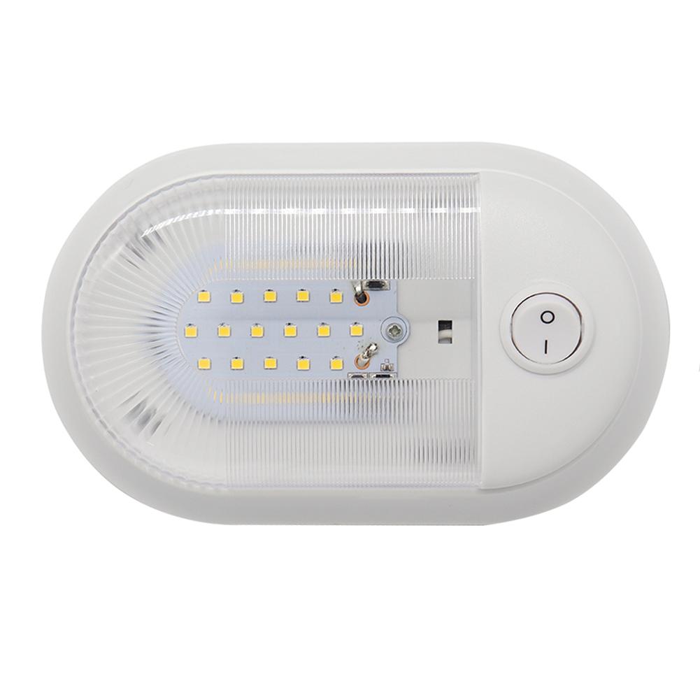 

12-24V 24 LED Dome Light Ceiling Lamp with Switch for RV Marine Boat Yacht, 501 Original