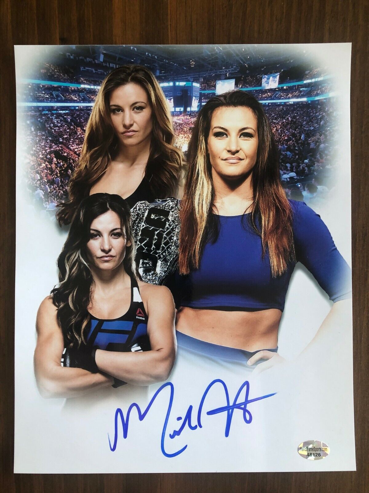 NEW - Miesha Tate Signed Autographed 8x10 Composite Photo Poster painting #1 - UFC - COA