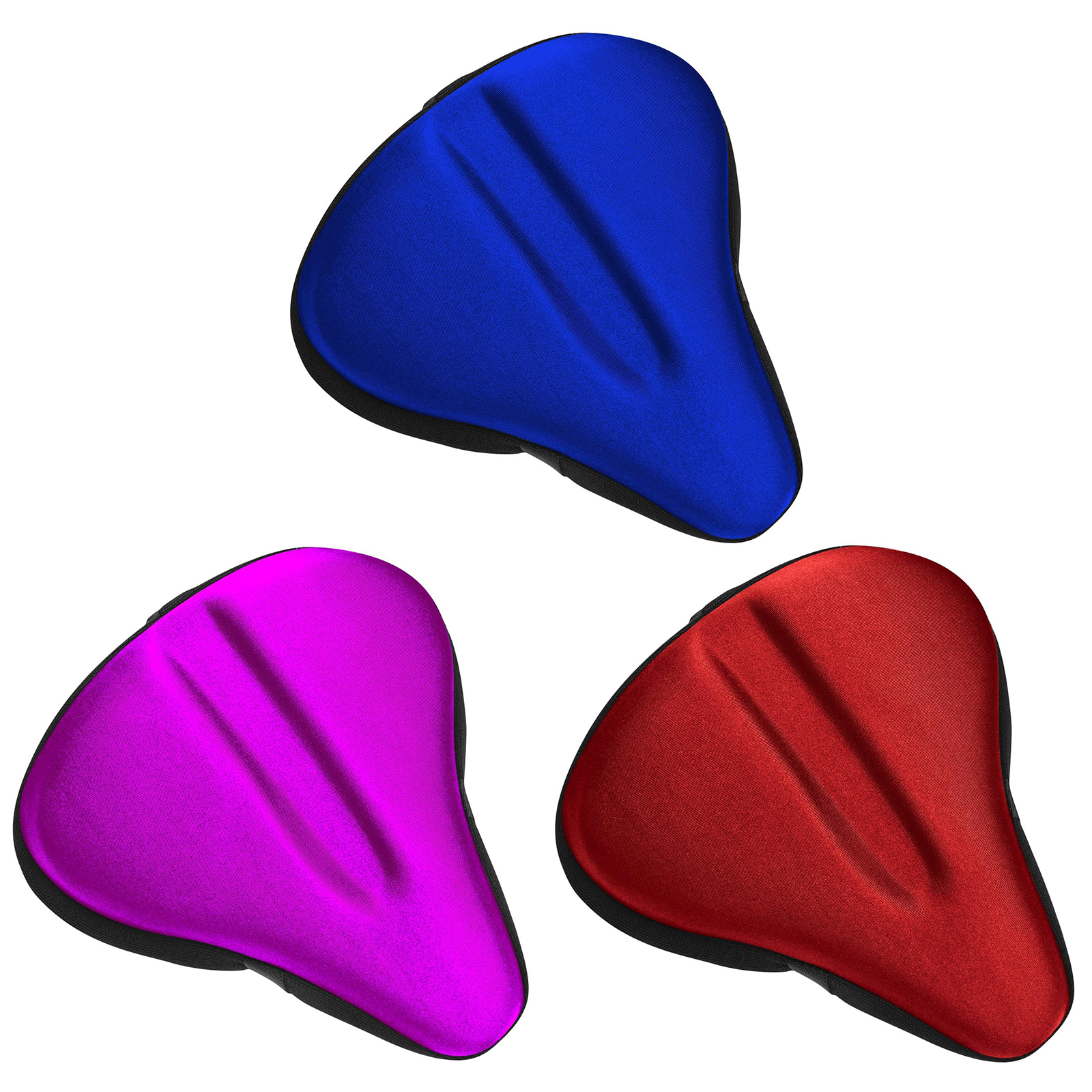 

Bike Saddle Cover, Padded Mountain Bicycle Seat Cushion with Reflective, Red, 501 Original