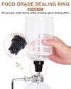 Hand brewed coffee siphon pot, siphon glass pot, simple coffee appliance, 3-person home coffee machine