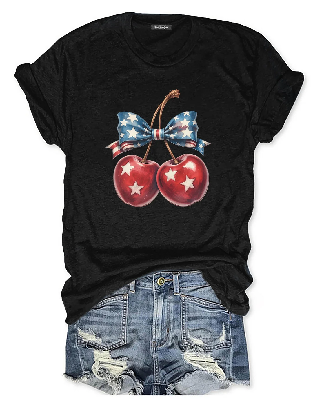 4th of July Cherry T-shirt