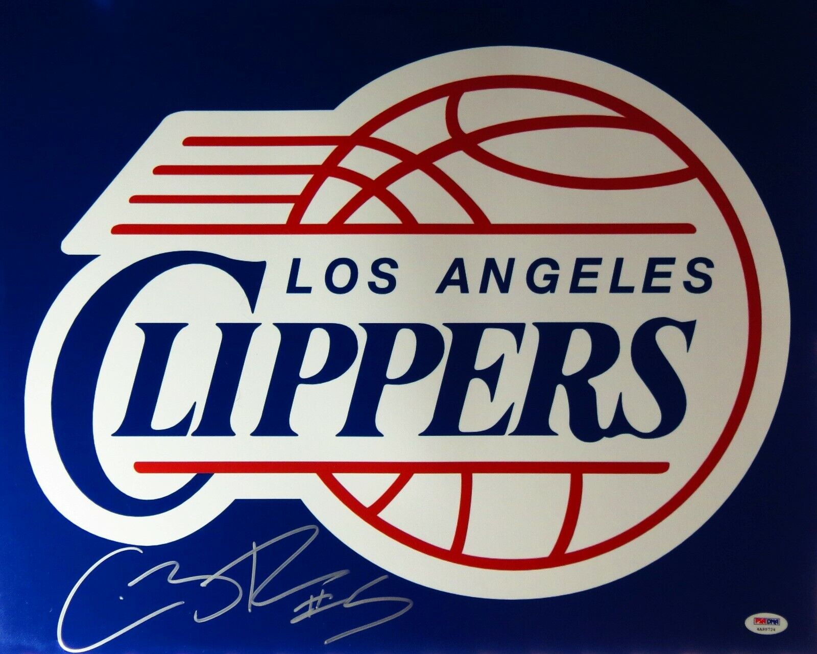 Caron Butler Signed Autographed 16X20 Photo Poster painting LA Clippers Logo Silver Ink PSA/DNA