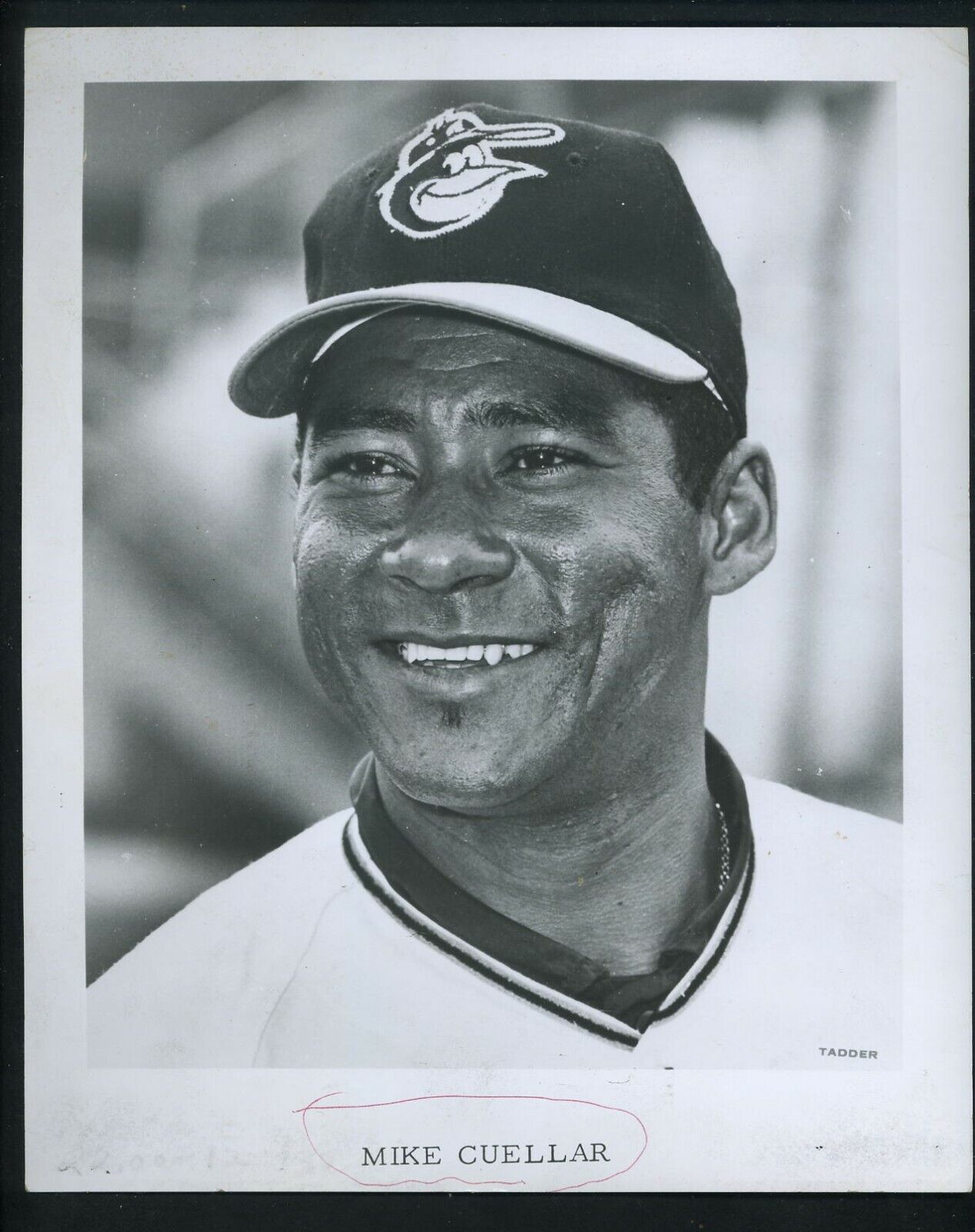 Mike Cuellar Baltimore Orioles 1972 Team Issued 8 x 10 Press Photo Poster painting